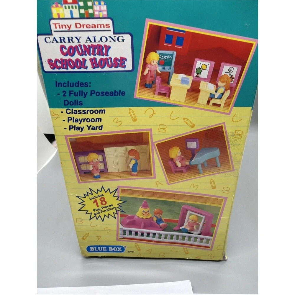 Blue Box Toys Tiny Dreams Mini Doll House Playset for Polly Pocket